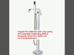Upgrade Your Bathroom with Long-Lasting and Sustainable Freestanding Bathtub Accessories Perfect for a Stylish and Eco-Friendly Bathroom