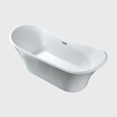 Hotel Relaxation Freestanding Slipper Bath Oval Small Big Size Floor Mounted