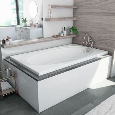 1500m Indoor Acrylic Drop In Bathtubs Jacuzzi For Adult Eco Friendly