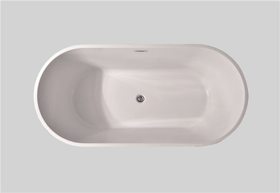 Classic Indoor Stand Alone Acrylic Bathtub Freestanding Bathtubs Soaking Bath Tub