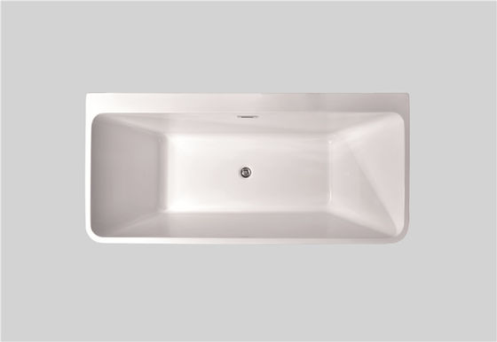 ODM Stand Alone Bath Shower Acrylic Soaking Tubs Simple Eco Friendly 100 lbs