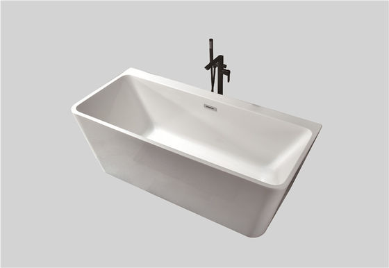 Polished Reinforced Acrylic Baths Soaking Panel Fiberglass Freestanding Tub