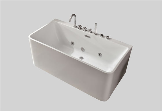 Large Freestanding Reinforced Acrylic Soaking Tubs With Drainer 1800mm