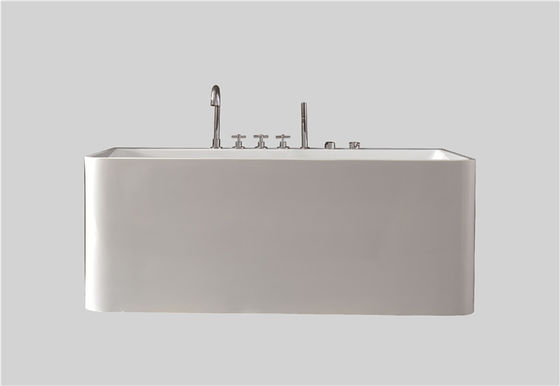 Large Freestanding Reinforced Acrylic Soaking Tubs With Drainer 1800mm