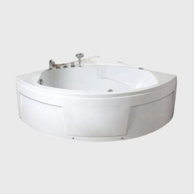 6 Person Square Outdoor Hot Oversized Jacuzzi Tub 55 Inch Bath Tub For Garden Spa