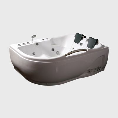 Villa Indoor Fiberglass Whirlpool Jacuzzi Tub Air Jetted Massage Rectangular