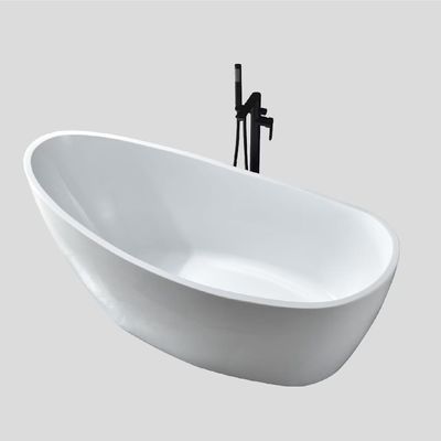 1800mm Oval Acrylic Drop In Bathtubs Whirlpools Freestanding Soaking