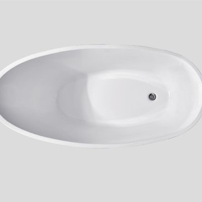 1800mm Oval Acrylic Drop In Bathtubs Whirlpools Freestanding Soaking