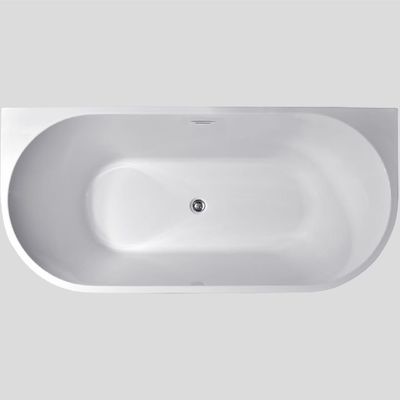 ODM 60 X 42 Fiberglass Acrylic Drop In Bathtubs Deep Soaking High Gloss