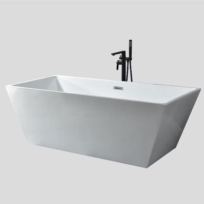 Customized Multilayer Acrylic Free Standing Bathtubs Deep Soaking For High End Hotel