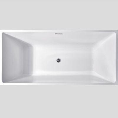 Customized Multilayer Acrylic Free Standing Bathtubs Deep Soaking For High End Hotel