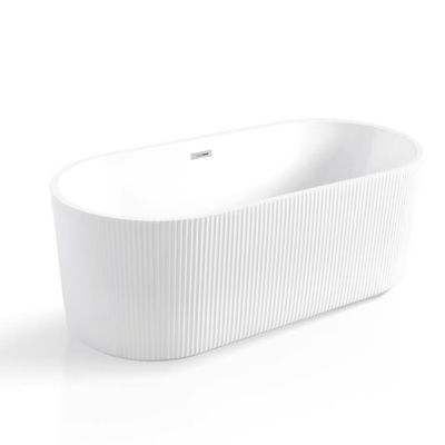 Seamless Bonding White Acrylic Alcove Bathtub Free Standing 72x42