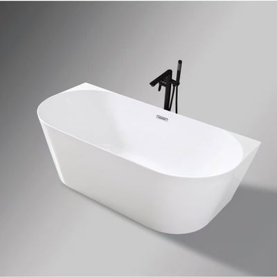 ODM Indoor Oval Jetted Freestanding Small Soaking Tub Corner Right anti yellowing