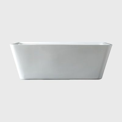 ODM Curved Hot Pedestal Bathtub House 1650 Freestanding Bath For Relaxing