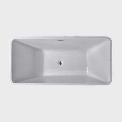 ODM Curved Hot Pedestal Bathtub House 1650 Freestanding Bath For Relaxing