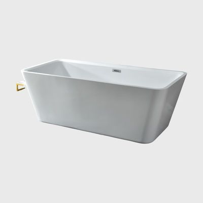 ODM Curved Hot Pedestal Bathtub House 1650 Freestanding Bath For Relaxing