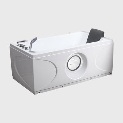 Alkali Free Fiberglass Custom Freestanding Bathtub Whirlpool Bubble Air Massage