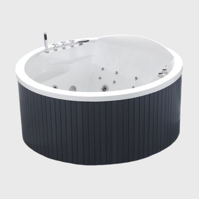 Outdoor Acrylic Jacuzzi Bathtubs Modern Spa Whirlpool Massage Corner lightweight