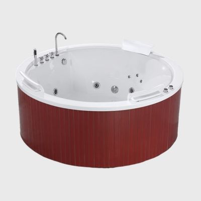 Outdoor Acrylic Jacuzzi Bathtubs Modern Spa Whirlpool Massage Corner lightweight