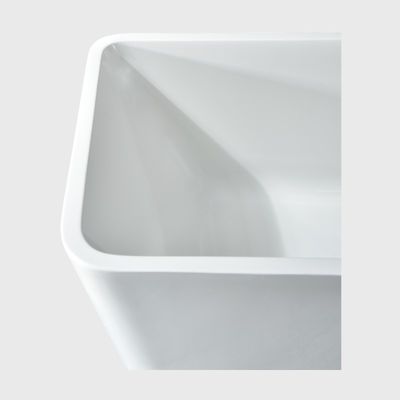 Sustainable Resin Acrylic Soaking Tubs Solid Surface 59 x 30 Freestanding