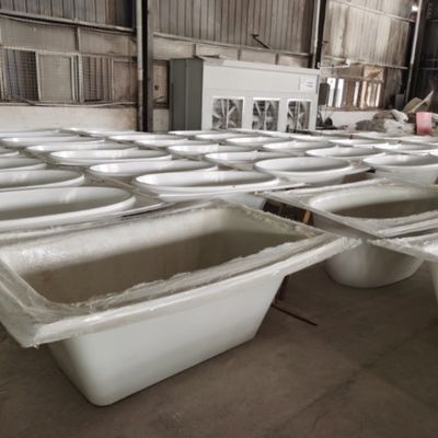 Sustainable Acrylic Custom Freestanding Bathtub 1700mm Rectangular