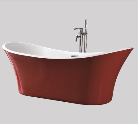 Sustainable Modern Acrylic Slipper Bathtub Soak Spa With Drainer 1500mm