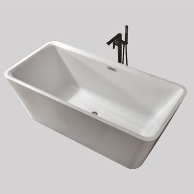 Lightweight Whirlpool Acrylic Free Standing Bathtubs Matte White In Bulk