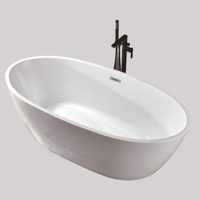 SGS Certificated 1400mm Acrylic Free Standing Bathtubs Spa Style