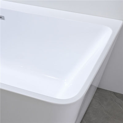 Egg Shaped Acrylic Bathroom Freestanding Bath Tub High Glossy 1600