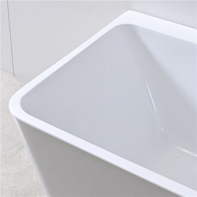 Egg Shaped Acrylic Bathroom Freestanding Bath Tub High Glossy 1600