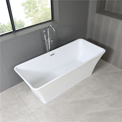 Custom Modern White Acrylic Free Standing Bathtubs For Hotel Home Bathroom