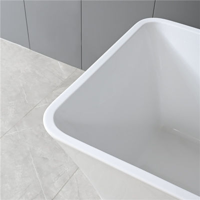 Custom Modern White Acrylic Free Standing Bathtubs For Hotel Home Bathroom