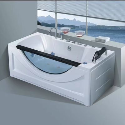 Bathroom Acrylic Massage SPA Jacuzzi Freestanding Tub Air Bubble 60 X 32