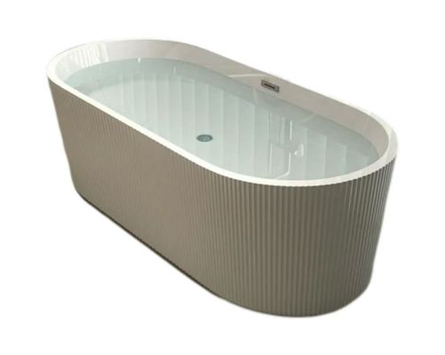 ODM Anti Slip Acrylic Free Standing Bathtubs 1700mm Eco Friendly