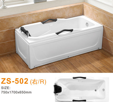 Premium Acrylic Freestanding Jacuzzi Bathtub With Hydro-Massage Jets For Luxury Hotels & Spa Projects