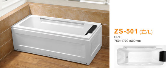 Premium Acrylic Freestanding Jacuzzi Bathtub With Hydro-Massage Jets For Luxury Hotels & Spa Projects