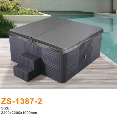Modern Design Acrylic Freestanding Hydromassage Bathtub With Integrated LED Chromatherapy Lighting And Smart Control