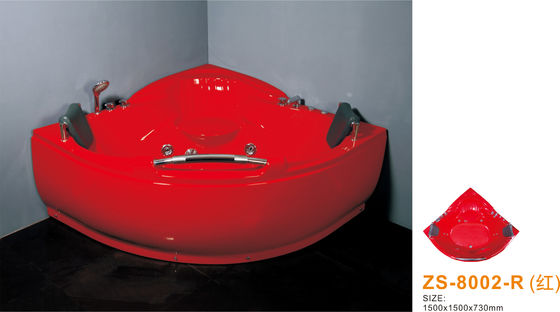 High Efficiency Acrylic Freestanding Jetted Tub For Luxury Villas Boutique Hotels Easy Clean
