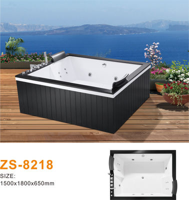 Sleek Acrylic Freestanding Whirlpool Tub Bathroom Multi-Functional Control System