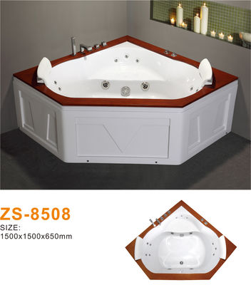 Space-Saving Compact Acrylic Freestanding Jacuzzi for Smaller Bathrooms without Sacrificing Comfort or Powerful Hydrotherapy