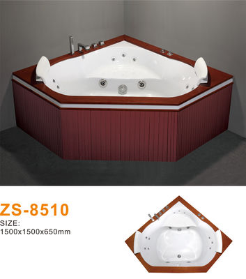 Space-Saving Compact Acrylic Freestanding Jacuzzi for Smaller Bathrooms without Sacrificing Comfort or Powerful Hydrotherapy