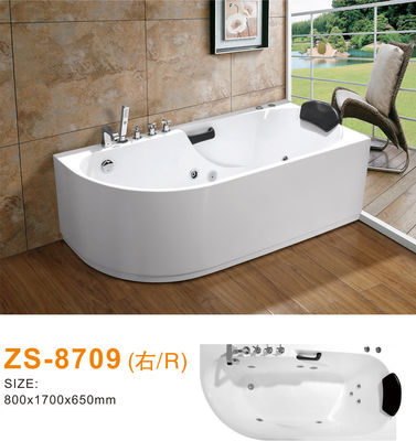 Acrylic Freestanding Jacuzzi Bathtub For Rapid Inventory Turnover High Durability