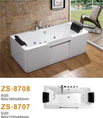 Acrylic Freestanding Jacuzzi Bathtub For Rapid Inventory Turnover High Durability