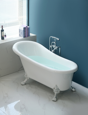 Oval Freestanding Bathroom Solid Surface Acrylic Free Standing Bathtub for Wholesale