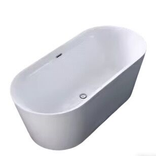Freestanding Acrylic Slipper Bathtub with Anti-slip Bottom 1500x750x720mm and 5-year Warranty