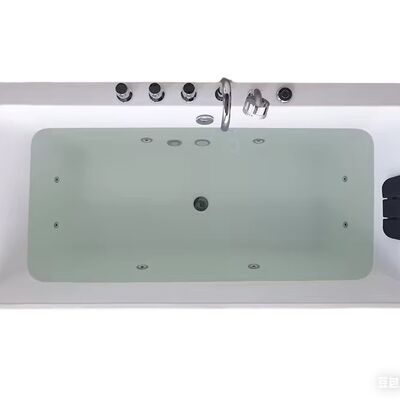 Acrylic Freestanding Bathtub with Anti-slip Bottom 5-year Structural Warranty and 2-year Surface Warranty
