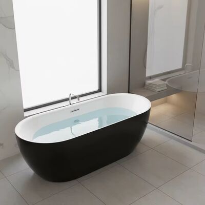 Modern Freestanding Bath Tub Oval Bathtub for Indoor Soaking Factory Wholesale Home Bathroom Use Hotel Villa Project