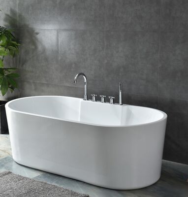 Customizable Modern Design Durable Acrylic Free Standing Bathtub for Hotel and Home Bathrooms