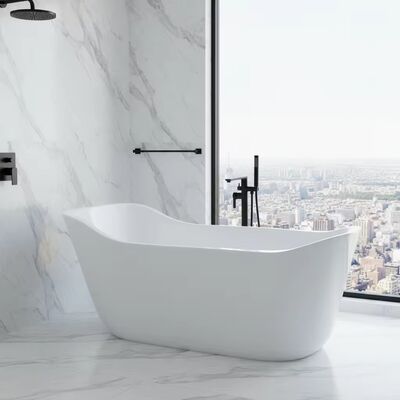Luxury Freestanding Acrylic Bathroom Special Bathtub for Soaking in Hotels and Villas or Household Tub Bathtub Shower Combo