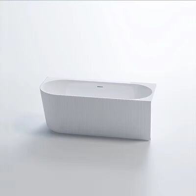1500x750x720mm Acrylic Free Standing Bathtub with Seamless Bonding and Excellent Heat Retention